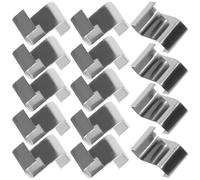 Artibetter 25 Pcs Stainless Steel Greenhouse Clips with Stable Support and Resistance to Deformation, Silver Z Clips for Window Glazing and Panel Fixing, for Greenhouse Repair and Maintenance