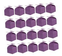 Artibetter 25pcs Purple Butterfly Paper Candy Boxes for Wedding Party and Many Other Occasions, Creative Design with Nice Looking Shape, for Storing Small Items and Carrying Candies