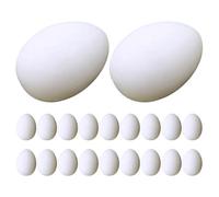 Artibetter 29pcs Fake Eggs for Pigeons - Plastic Nest Training Eggs - Realistic Replacement Props for Loft Breeding & Dove Nesting - Aviary Supplies