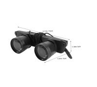 ARTIBETTER 2pcs 3x Hands-free Binocular Magnifying Glasses Headband Magnifier with Adjustable Lens for Bird Watching Fishing Concerts and Theater Use