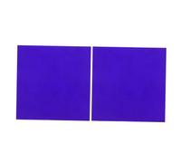 ARTIBETTER 2pcs 5x5cm Cobalt Blue Glass Plates for Chemistry Flame Reaction Experiments, Scientific Chemistry Filter Glass Sheets for School Lab and Science Experiment Supplies