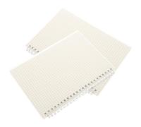 Artibetter 2pcs A5 Spiral Notebooks with Graph Paper, High Durability and Fine Workmanship, for Math, Engineering, Drawings, and Listing Ideas, White Paper Notepads for School and Work