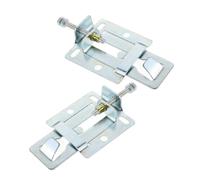 ARTIBETTER 2pcs Adjustable Range Hood Lifting Bracket Telescopic Hanging Plate Floating Shelf Brackets Heavy Duty for Range Hoods