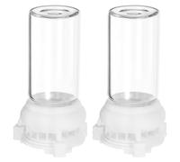 Artibetter 2pcs Ant Water Feeder for Ant Farm with 10ml Capacity, Glass and Plastic Material, Easy to Operate and High Impact Resistance, for Spring Build and Summer Use
