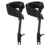 Artibetter 2pcs Archery Release Bow Release Aid for Compound Bow, Aluminum Nylon Pu, Black, Wrist Strap Trigger, for Experienced Archers and Beginners