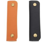 Artibetter 2pcs Bag Handle Covers for Shopping Bags and Suitcase Handles Pu Leather Material with Labour-saving Pressure Relief for DIY Travel Accessories