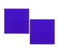 Artibetter 2pcs Blue Cobalt Glass Sheet for Chemistry Flame Tests with Easy Handling and Maintenance, for Metal Ion Reactions in High School Labs and Research Institutions