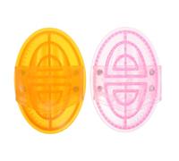 ARTIBETTER 2pcs Body Meridian Massage Brush Set for Acupoint and Belly Massage, Manual Cellulite Scrubber Essential Oil Applicator, Suitable for Bath and Travel