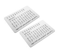 Artibetter 2pcs Braille Alphabet Study Board, Arabic Braille Alphabet Board, Aluminum, Silver, Portable Tactile Learning Tool for Blind, Home Use and Schools