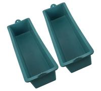 Artibetter 2pcs Breeding Trough Pet Feeder for Farm Use Large Capacity Sturdy Plastic Green Easy Cleaning Reduces Waste Suitable for Sheep Goose