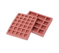 ARTIBETTER 2pcs Brick Models Crafting Landscapes and Miniature Scenes Concrete Molds Miniature Brick Mold Sand Table Building Model Simulation Silicone Mould Brown