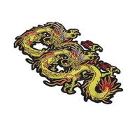 Artibetter 2pcs Chinese Style Dragon Embroidered Patches for Backpacks and Bags, Sew-on Polyester Appliques, Easy to Store Decorative Clothes Patches for Sewing and Clothes Repair