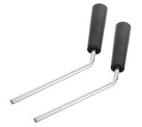 Artibetter 2pcs Commercial Popcorn Maker Handle Replacement for Popcorn Pot and Kettle, Heat Resistant Iron and Plastic Material, Precision Engineered for Home Parties and Small Commercial