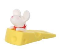 ARTIBETTER 2pcs Cute Cartoon Animal Mouse Door Stopper Stable Plastic Door Wedge for Home Office Bedroom Decor Noise Reduction and Secure Holder