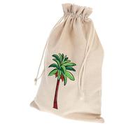Artibetter 2pcs Drawstring Shoe Travel Storage Bags Large Cloth Shoe Pouch Organizers with Unique Cartoon Palm Tree Pattern for Home and Travel