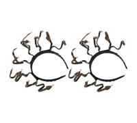 Artibetter 2pcs Faux Snake Headband for Halloween and Carnival Events, Plastic and Pvc Material, Fits Hairstyles and Head Shapes, Unique Fashion Design Photo Prop Hair Accessory