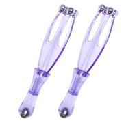 Artibetter 2pcs Finger Massager Tool Handheld Roller Massager Hand Discomfort Relieving Hand Fatigue PC Material Electroplated Steel Column for Intense Gaming Sessions Tech Users