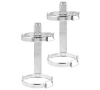 Artibetter 2pcs Fire Extinguisher Wall Bracket Heavy Duty Metal Holder for 11lb Fire Extinguishers, Iron Material with Space-Saving Design and Easy Maintenance, Suitable for Small Areas