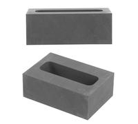 Artibetter 2pcs Graphite Metal Mould Mold for Silver Casting Black Detailed Precision Design Maintain Metal Purity Suitable for Advanced Fabrication by Professional Jewelers