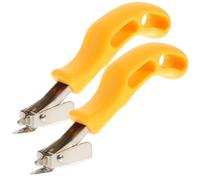 Artibetter 2pcs Heavy Duty Staple Puller Remover Tools Made of Carbon Steel with Physics Lever Principle for Easy Operation Suitable for Removing Staples from Wooden Boxes and Wood