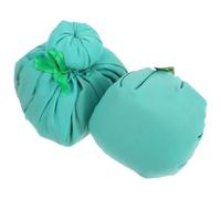Artibetter 2pcs Herbal Moxa Massage Balls Heat Compress Bags for Thai Spa Therapy, Small Green Moxa Compress Pouches for Face and Eye Warm Herbal Heat Treatment