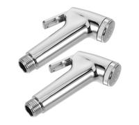 ARTIBETTER 2pcs High Pressure Plastic Toilet Spray Head Replacement for Rv Bidet Sprayer Coupling Multipurpose Handheld Shower Jet for Bathroom Cleaning Diaper Washing and Camper Toilet