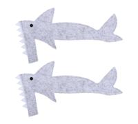 Artibetter 2pcs Lizard Shark Suit Designer Pet Outfit Warm Comfortable Felt Clothing Lovely Design for Lizard Keepers