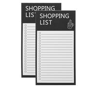 Artibetter 2Pcs Magnetic Grocery List Notepad with Fridge Magnet Magnetic Shopping List Pad and to Do Notebook for Kitchen Organization and Refrigerator Use