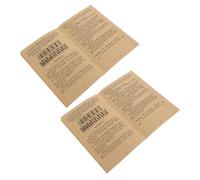 Artibetter 2pcs Mahjong Instruction Guide for Beginners, Comprehensive Paper Rule Book with Vintage Design, for Learning and Social Gatherings, Mahjong Tutorial Manual
