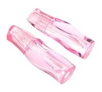 Artibetter 2pcs Ml Lip Gloss Tube Twist Shape with Thick Petg Material, Lightweight and Portable Lipstick Container for DIY Makeup Collection, Pink Refillable Lip Balm Tube with Elegant