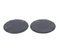 Artibetter 2pcs Natural Rock Reptile Basking Platform and Stone Feeding Dish for Tortoises Lizards Geckos Habitat Decor, round Turtle Stone Plate for Terrarium Accessories