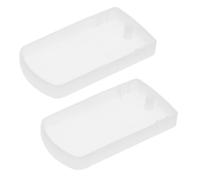 Artibetter 2pcs Perforated Pendant Silicone Mold for DIY Supplies, Simple Application Method, White Silicone Material, for Handmade Craft and Making Wine Glass Labels, Sturdy and Not Easy
