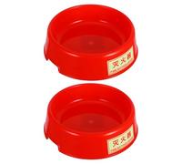 ARTIBETTER 2Pcs Plastic Fire Extinguisher Stand Base Fluorescent Holder Bracket Support Rack for 5-8Kg Extinguisher Suitable for Car Home Kitchen Safety