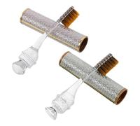Artibetter 2pcs Portable Manual Folding Toothbrush Set with Ultrasoft Bristles and Detachable Design, Plastic Travel Tooth Brushes Pack for Couples, for Trips and Daily Personal Grooming