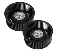 Artibetter 2pcs Range Hood Fan Motor Wheel Screw Kitchen Exhaust Fan Replacement Parts Cleaning