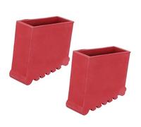 ARTIBETTER 2pcs Rubber Feet for Step Ladder Accessories 3x8.1cm Anti-Slip Rubber Pads for Extension and Folding Ladders Sturdy Non-Skid Safety Covers