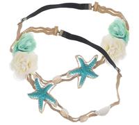 ARTIBETTER 2pcs Sea Star Hair Bands for Women with Delicate Design and Unique Shell Material, Not Easy to Break, for Parties and Weddings as Elegant Hair Accessories