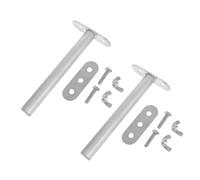 Artibetter 2pcs Stainless Steel Bird Perches for Parrots and Conures with Beak Grinding Function and Smooth Surface, Sturdy Metal Stand Perch for Bird Cage Accessories