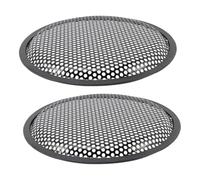 Artibetter 2pcs Subwoofer Speaker Grill Cover Iron Mesh Protector for Car Audio and Home Speakers Prevents Damage From External Impact Decorative and Dense Guard for Outdoor Use