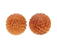 Artibetter 2pcs Thuja Wood Fitness Balls Hand Exercise Massage Tools for Muscle Stretch Wooden Craft Decor for Home Office Yoga