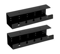 Artibetter 2Pcs Under Desk Cable Management Tray Heavy Duty Cord Organizer Shelf Tool Installation Multi Function Power Strip Holder for Office and Study