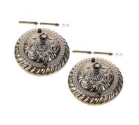 Artibetter 2pcs Vintage Ceiling Light Plate Canopy for Pendant Chandelier Decorative Canopy Hook Lighting Accessories