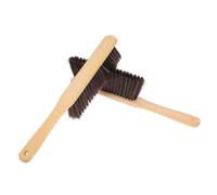 ARTIBETTER 2pcs Wooden Fireplace Dust Brush Long Handle Ash Cleaning Tool with Fine Bristles for Efficient Fireplace Chimney and Fire Pit Cleaning Multipurpose Brush for Home and Commercial