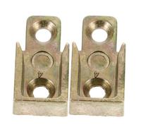 ARTIBETTER 2pcs Zinc Alloy Sliding Window Lock Striker with Polished Finish Smooth Operation and Easy Installation for Casement and Sliding Windows Hardware Replacement