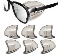 Artibetter 3 Pairs Eyeglasses Side Shields Tpu Protective Covers Flexible Safety Eye Glasses Protection Prevents Side Splashes Suitable for Driving Outdoor Activities