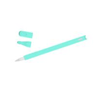 ARTIBETTER 3 Pcs Mint Green Silicone Case for Pencil 2nd Gen Protective Tip Covers and Pouch Holder for Stylus Pen for Students and Artists
