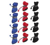 Artibetter 3 Sets Pet Rain Boots for Dogs Waterproof Nylon Cloth with Cotton Lining, Easy to Wear and Protect Dog Legs from Injury, Adjustable Strap Fastening, for Outdoor Walks