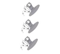 Artibetter 3 Sets Replacement Metal Washing Machine Door Handle for Drum Washing Machine Compatible with Major Brand Washer Dryer Parts for Repairing Upgrading Your Appliance