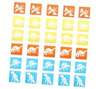 ARTIBETTER 30Pcs DIY Painting Stencils Dinosaur Templates for Art Projects Easy to Clean for Crafting and Creative Fun