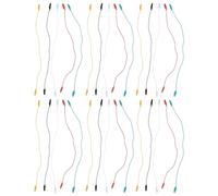 Artibetter 30pcs Double Ended Alligator Clip Leads with Wire, Plastic Electrical Test Lead Cables for Automotive Battery Testing and Circuit Testing, Secure and Versatile Grip for Electronic